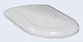 Villeroy & Boch Hommage klozeto dangtis su dangčiu, su CeramicPlus technologija, baltas, su nerūdijančio plieno vyriais 8809S1R1