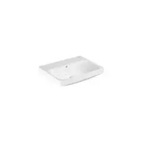 Grohe Euro Ceramic praustuvas 60x47 cm, su perpildymo vožtuvu, su skyle maišytuvui, Alpių baltumo spalva, 102415SH00