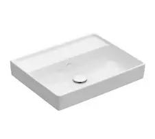 Villeroy & Boch Collaro - praustuvas, 60x47 cm, be perpildymo linijos, be skylės maišytuvui, Alpine White 4A336301