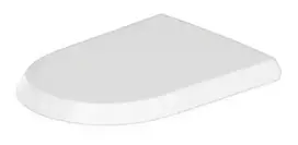 Duravit Qatego - klozeto dangtis, su minkštu uždarymu, baltas 0027490000