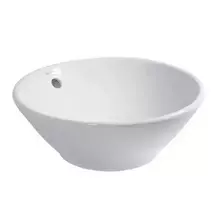 Duravit Bacino praustuvas be maišytuvo angos su perpildymo anga, 42 cm skersmuo, baltas 0325420000