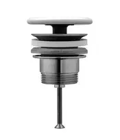 Duravit priedas - latako tvirtinimo detalė, neužsidariusi, 1 1/4", balta 0050750000