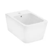 Hansgrohe EluPura Q - Sieninis bidė, su skyle maišytuvui, balta 60280450