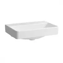 Laufen Pro S - Praustuvas, 60x38 cm, be maišytuvo skylės, be perpildymo angos, baltas H8129530001421