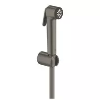 Grohe Tempesta-F - bidė dušo galvutė su laikikliu ir 1,25 m žarna, kietojo grafito šlifuoto paviršiaus, 27513AL1
