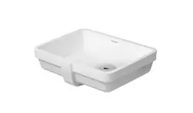 Duravit Vero - Įmontuojamas praustuvas 43x32 cm, Alpių baltas 0330430000