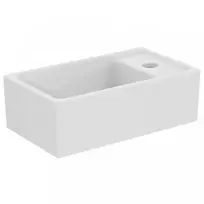 Ideal Standard Tempo praustuvas 37x21 cm, be perpildymo angos, 1 skylė maišytuvui dešinėje, baltas E211201