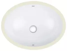 Grohe Bau Ceramic praustuvas su perpildymo anga, 56 x 42 cm, Alpių baltas 39423000
