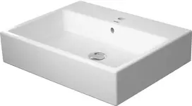 Duravit Vero Air praustuvas su perpildymo funkcija, 60x47 cm, su skyle maišytuvui, baltas 2350600000