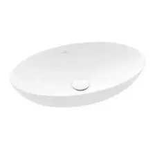 Villeroy & Boch Loop&Friends - Stalviršio praustuvas, 56x38 cm, su perpildymo anga, CeramicPlus, akmens baltumo 4A4700RW
