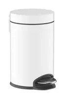Hansgrohe AddStoris - 3 l šiukšliadėžė, švelnaus uždarymo, matinės baltos spalvos 41775700