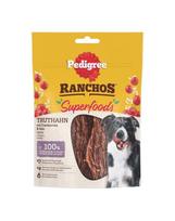 PEDIGREE Ranchos Superfoods 7 x 70 g papildomas ėdalas suaugusiems šunims su kalakutiena, spanguolėmis ir ryžiais