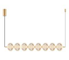 Zuma Line 003064-034757 - LED pakabinamas šviestuvas ant troselio GALATEA LED/50W/230V auksinis