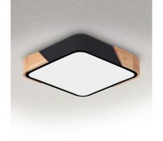Brilagi - LED lubinis šviestuvas PILANA LED/24W/230V ąžuolas/juoda 32x32 cm