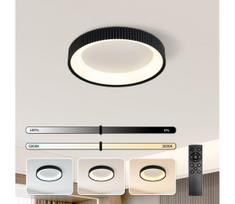 Brilagi - LED pritemdomas lubinis šviestuvas FALCON MODERN LED/30W/230V 40 cm juodas +DO