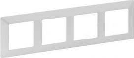 Plate Valena Life - 4 gang - pearl 754144 | 3414970454973
