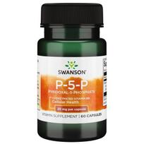 P-5-P (püridoksaal-5-fosfaat) koensümeeritud vitamiin B6, 20 mg - 60 kapslit