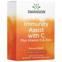 Immunity Assist with C Plus Vitamin D & Zinc, Citrus - 30 x 8g