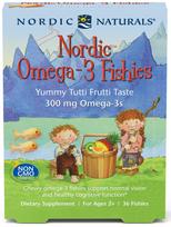 Nordic Omega-3 Fishies, 300 mg Nami Tutti Frutti Taste - 36 kala