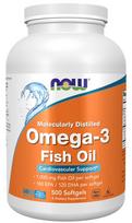 Omega-3 kalaõli, molekulaarselt destilleeritud - 500 pehmet kapslit