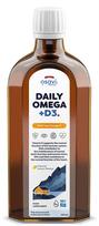 Päevane Omega + D3, 1600 mg Omega 3 (looduslik sidrun) - 250 ml.
