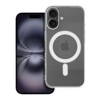 SKAIDRUS dėklas 2 mm IPHONE 16, suderinamas su MagSafe (kameros apsauga) skaidrus