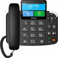 MAXCOM stalinis telefonas su SIM kortele MM42D juodas