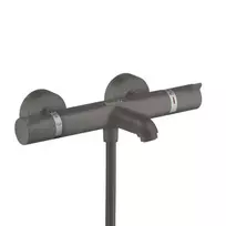 Hansgrohe Ecostat Comfort – termostatinis vonios maišytuvas, juodas chromas, šlifuotas 13114340
