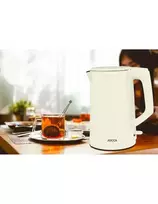 Retro stiliaus virdulys Jocca 2710 1.7L kreminės spalvos