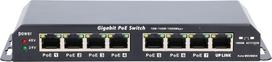 Extralink EX.1025 network switch Unmanaged L2 Gigabit Ethernet (10/100/1000) Power over Ethernet (PoE) 1U Black