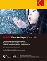 Kodak Fine Art Paper 230g Matte Coated Smooth 4/6x50