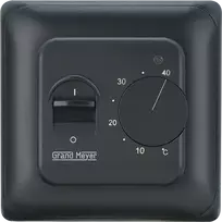 Mechaniškai reguliuojamas termostatas Grand Meyer MST-10, juodas
