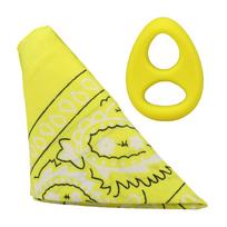 Doc Johnson The Code Silicone Ring & Matching Bandana Set Yellow by Rock Solid