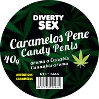 DIABLO GOLOSO DIABLO GOLOSO - 20 PENIS CANDIES CANNABIS AROMA