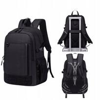 Juoda, vandeniui atspari miesto kuprinė, 18 l, skirta 15,6" nešiojamam kompiuteriui, darbui, studijoms ir kelionėms. SUPER FIVE FB696 Black
