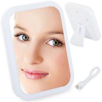 LED apšviestas makiažo veidrodis