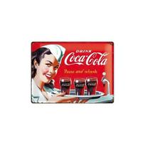 Metalinė lėkštė 30x40 cm / Coca-Cola Pause and refresh