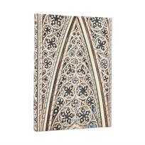 2026 Vault of the Milan Cathedral (Duomo di Milano) Midi 12-month Vertical Hardcover Flexi Dayplanner 2026 (Wrap Closure)