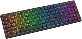 Ducky Zero 6108 Classic Black Wireless Gaming Keyboard - MX2A Speed-Silver (US)