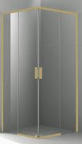 Dušo kabina AW1142 100x100 GOLD skaidri be pado
