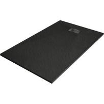 Stačiakampis dušo padėklas Mexen Hugo SMC, 150 x 80 cm, Black+Black