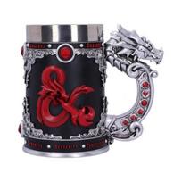 Puodelis - Dungeonai ir Drakonai - 16,5 cm - Rankomis dažyta derva - Juoda - Suaugusiems