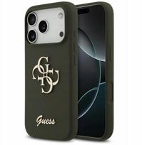 GUESS SILIKONINIS „BIG 4G SCRIPT“ DĖKLAS, SKIRTAS „IPHONE 17 PRO MAX“ APSAUGINIAM STIKLIUKUI