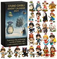 Animacinis Totoro Kalėdų Advento kalendorius 24 vnt. Animacinis personažas Anime vakarėlio dovanėlės vaikams Kalėdinės dovanos Kūdikio šventės kalendoriaus dovanos as picture įvairiaspalvis