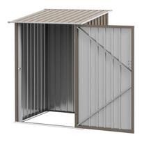 Mažas metalinis sandėliukas 0,92 m², 100 x 103 x 160 cm - ruda