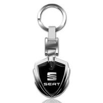 3D Metalinis Automobilio Stiliaus Raktų Pakabukas Raktų Žiedas Raktų Laikiklis Stilius Automobilio Aksesuarai SEAT Leon 5f Ibiza 6l 6j Leon 1P Pagalvėlė Altea Xl Leon Mk juoda