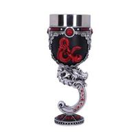 dekoratyvinis Dungeons & Dragons puodelis, 20,5 cm rankomis dažytas ir pagamintas iš dervos.