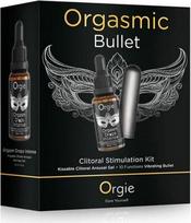 Sekso prekių rinkinys Orgie Orgasmic Bullet, juodas