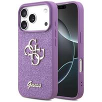 Telefono dėklas iPhone 17 Pro violetinis blizgus Guess