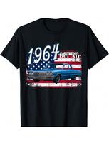 1964 64 Bel Air 4th Of July An 50s 90s Car T-Shirt S juoda
